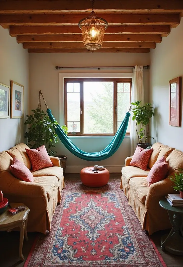 28 Game Room Guest Room Combo Layouts That Guests Will Enjoy 21 28 Game Room Guest Room Combo Layouts That Guests Will Enjoy - 21. Comfortable Gaming Hammocks