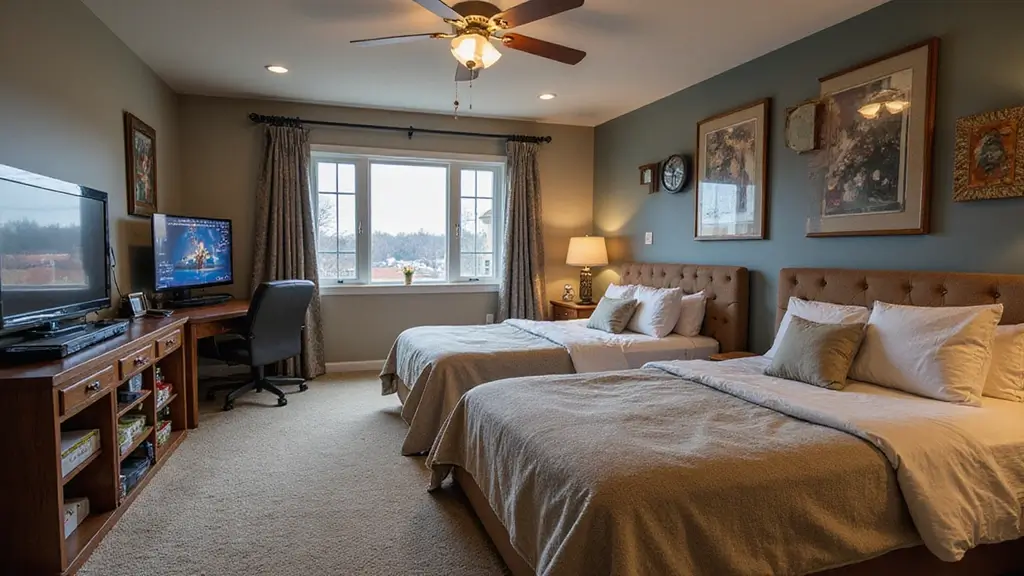 28 Game Room Guest Room Combo Layouts That Guests Will Enjoy