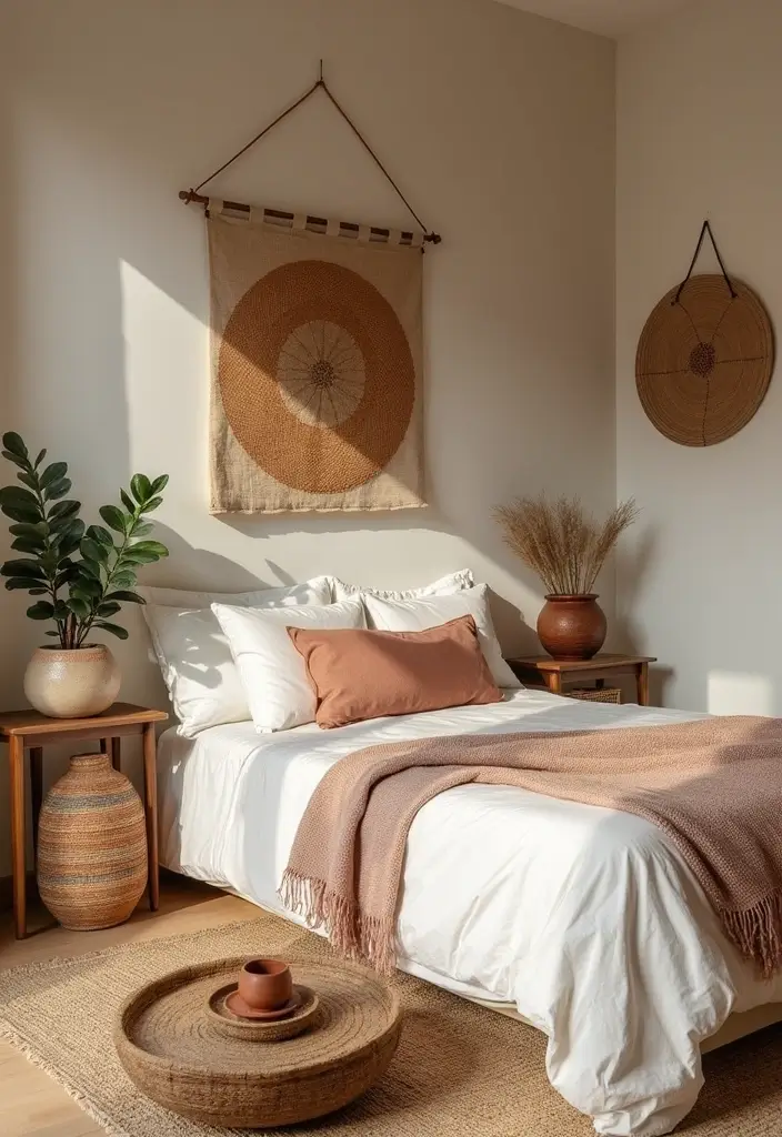 28 Guest Room Aesthetic Designs Guests Will Adore - 10. Artisanal Touches