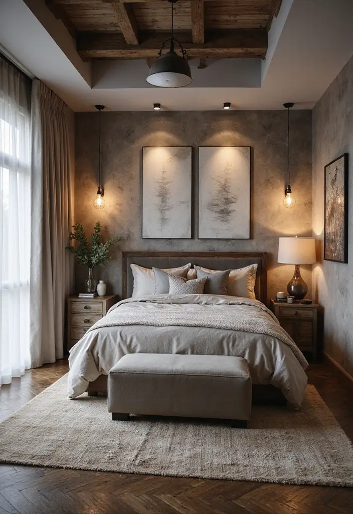 28 Guest Room Aesthetic Designs Guests Will Adore - 21. Fusion of Styles