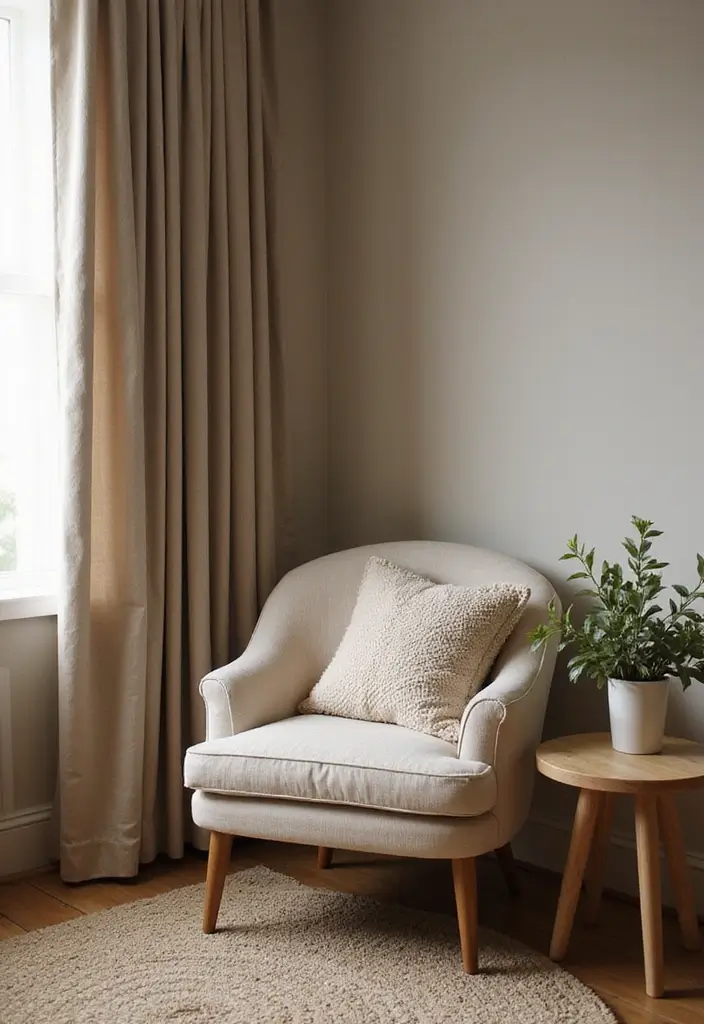 28 Guest Room Aesthetic Designs Guests Will Adore - 24. Cozy Corner Seating