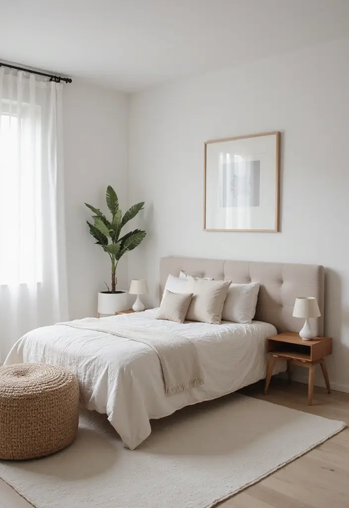 28 Guest Room Aesthetic Designs Guests Will Adore - 3. Minimalist Furniture