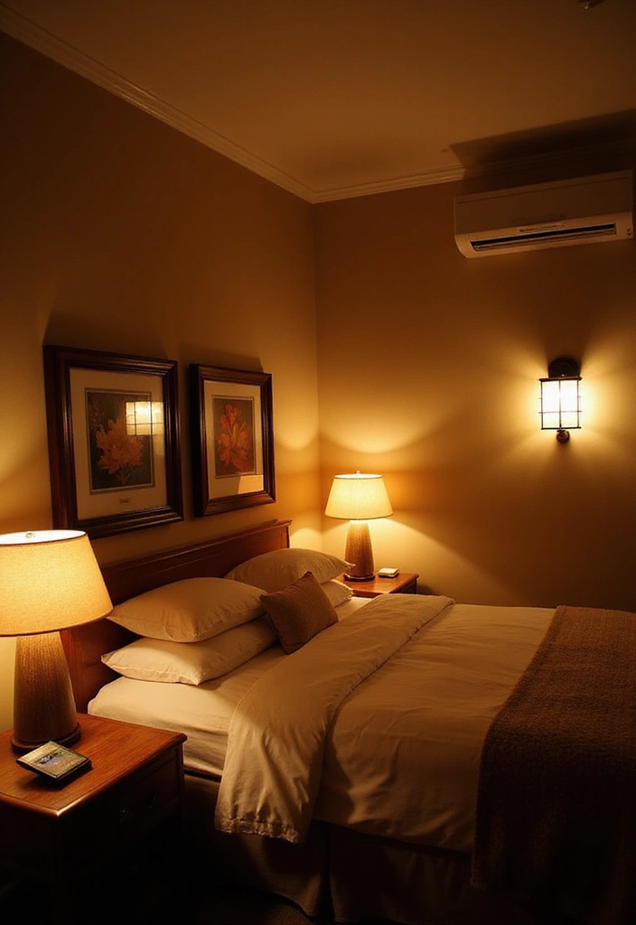 28 Guest Room Bedroom Inspirations Guests Will Love 17 28 Guest Room Bedroom Inspirations Guests Will Love - 17. Warm Lighting