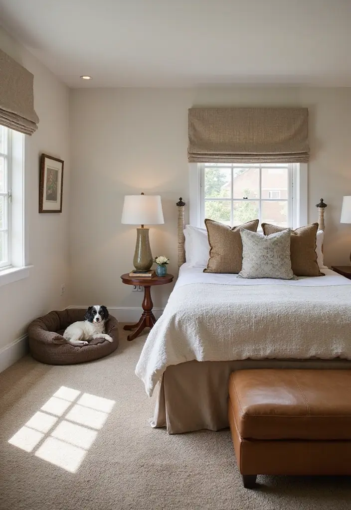 28 Guest Room Bedroom Inspirations Guests Will Love 25 28 Guest Room Bedroom Inspirations Guests Will Love - 25. Pet-Friendly Designs