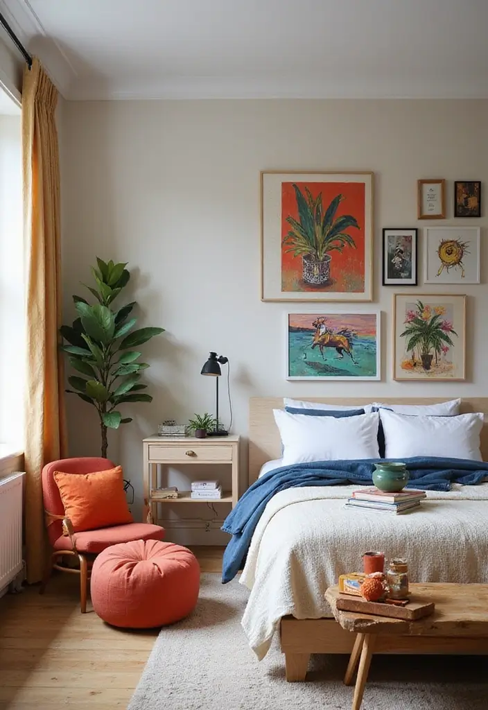 28 Guest Room Bedroom Inspirations Guests Will Love 9 28 Guest Room Bedroom Inspirations Guests Will Love - 9. Artistic Touch