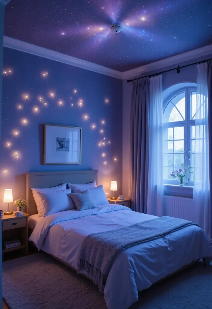 28 Guest Room Bloxburg Designs That Spark Creativity 27 28 Guest Room Bloxburg Designs That Spark Creativity - 27. Celestial Inspiration