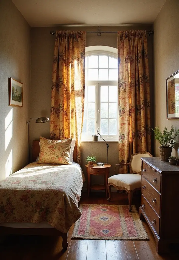 28 Guest Room Curtain Ideas That Pull the Look Together - 3. Recycled Fabric Curtains