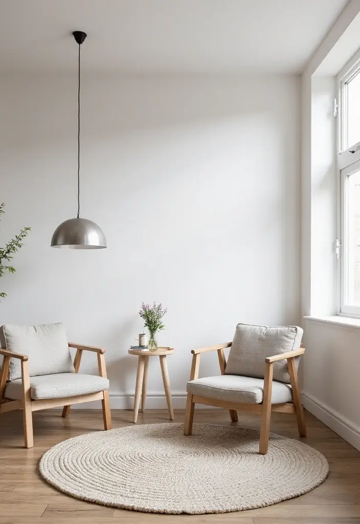 28 Study and Guest Room Combo Designs That Work Seamlessly 16 28 Study and Guest Room Combo Designs That Work Seamlessly - 16. Scandinavian Minimalism