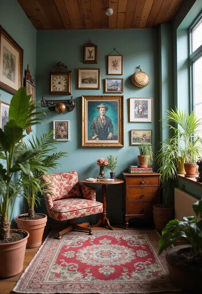 28 Study and Guest Room Combo Designs That Work Seamlessly 25 28 Study and Guest Room Combo Designs That Work Seamlessly - 25. Eclectic Decor Style