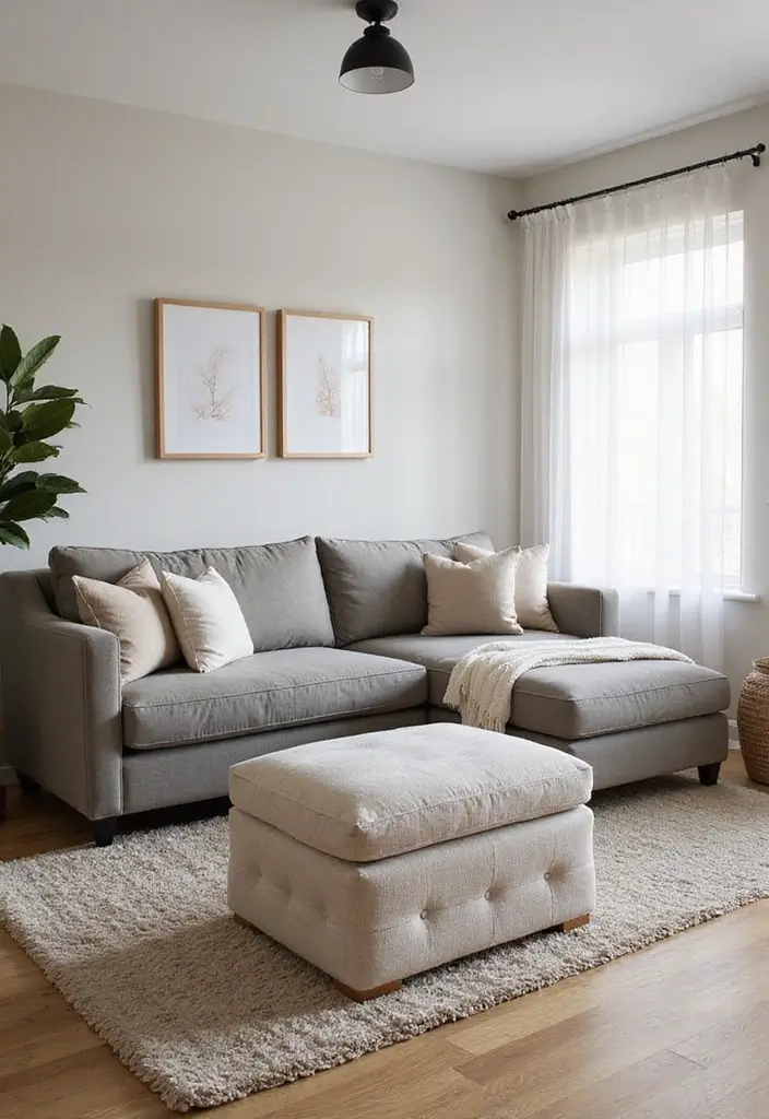 28 Study and Guest Room Combo Designs That Work Seamlessly 3 28 Study and Guest Room Combo Designs That Work Seamlessly - 3. Sofa Bed with Storage Ottoman