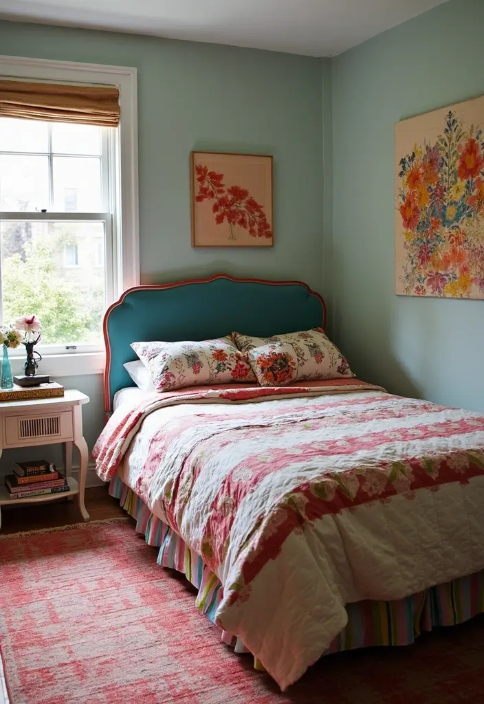 28 Twisted Wonderland Guest Room Inspirations Fans Will Love - 19. Playful Textiles