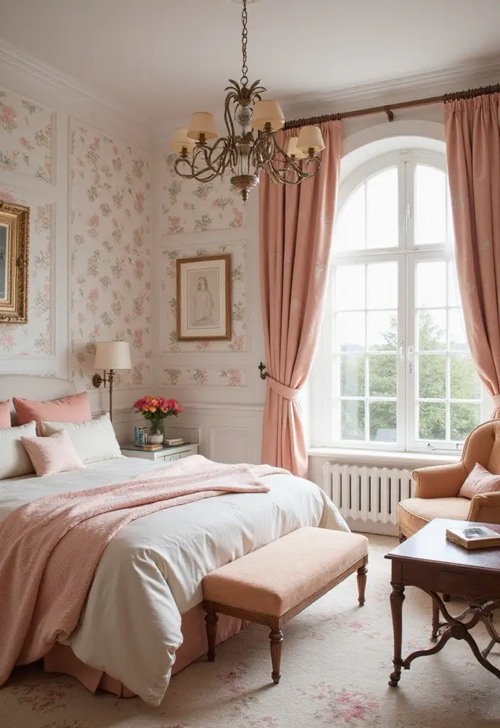 28 Twisted Wonderland Guest Room Inspirations Fans Will Love - 5. Pomefiore's Floral Fantasy