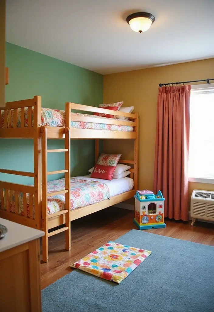 29 Bunk Bed Guest Room Ideas Perfect for Extra Sleeping Space - 6. Family-Friendly Bunk Beds