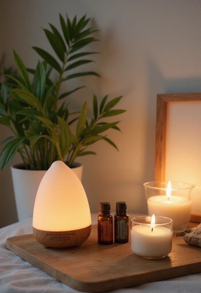 29 Green Guest Room Inspirations That Bring Nature Inside - 18. Aromatherapy Elements