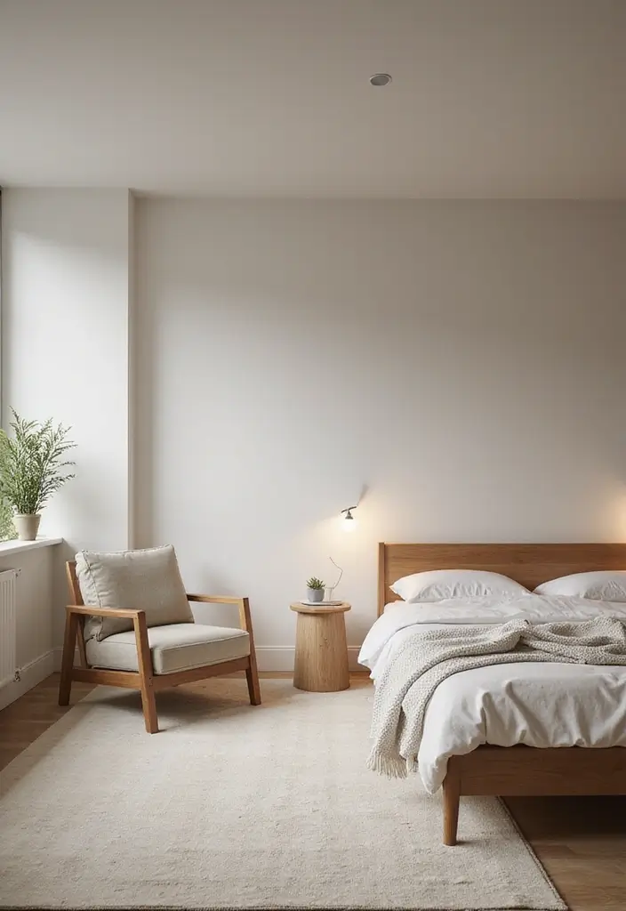 29 Green Guest Room Inspirations That Bring Nature Inside - 23. Minimalist Approach