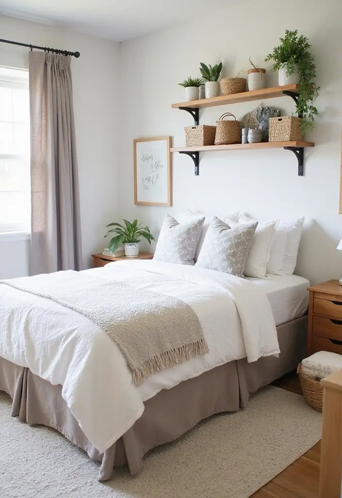 29 Green Guest Room Inspirations That Bring Nature Inside - 27. Smart Storage Solutions