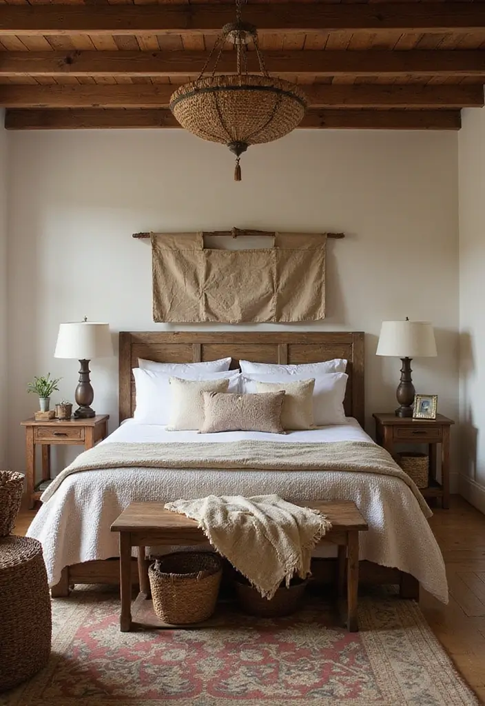 29 Green Guest Room Inspirations That Bring Nature Inside - 6. Rustic Charm