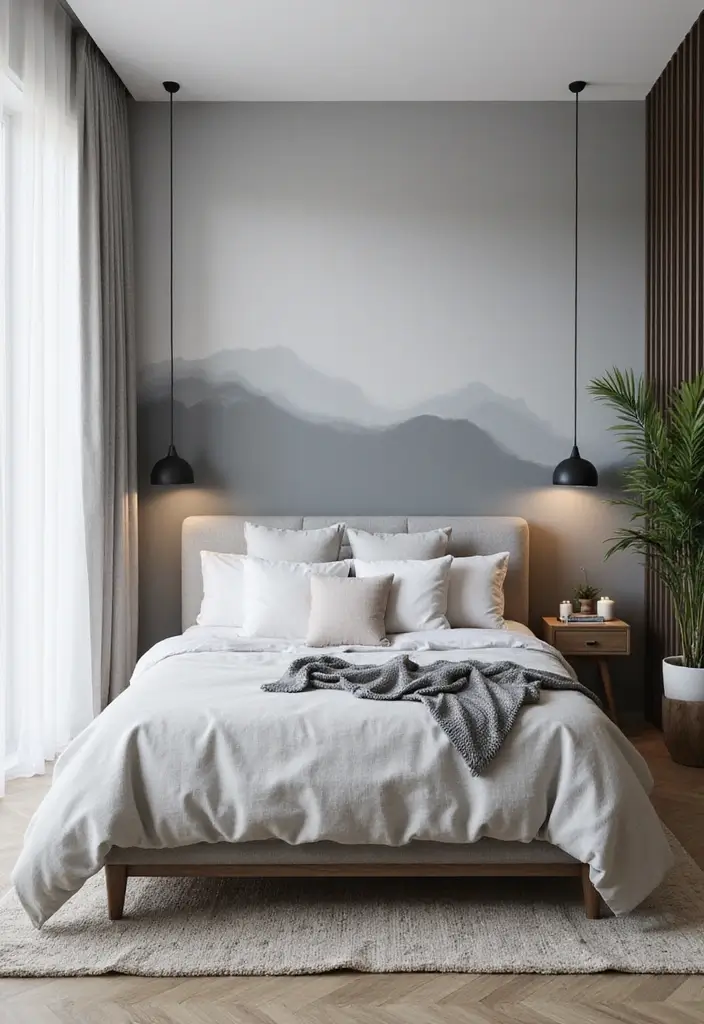 29 Grey Guest Room Inspirations That Feel Chic and Neutral - 18. Subtle Grey Ombre