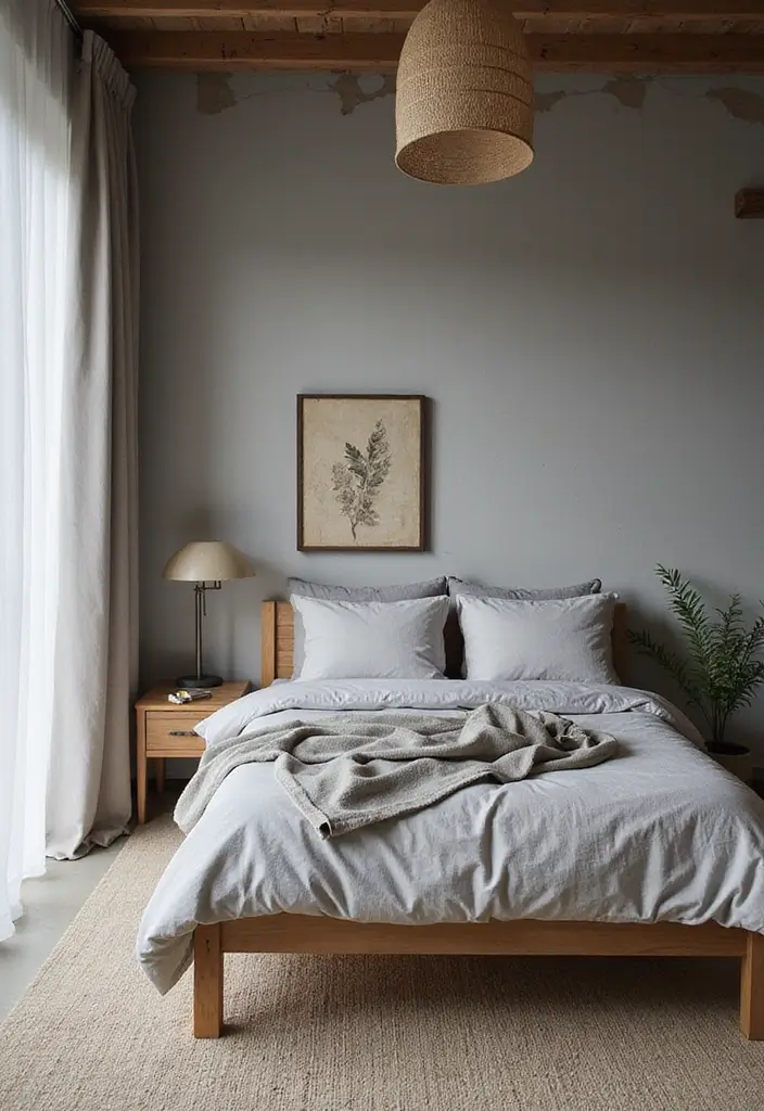 29 Grey Guest Room Inspirations That Feel Chic and Neutral - 20. Eco-Friendly Grey Style