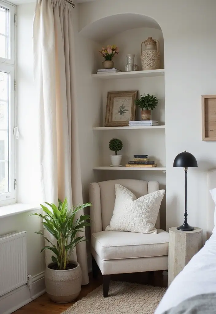 29 Guest Room Storage Hacks That Keep Everything Tidy - 14. Utilize Corner Spaces Effectively