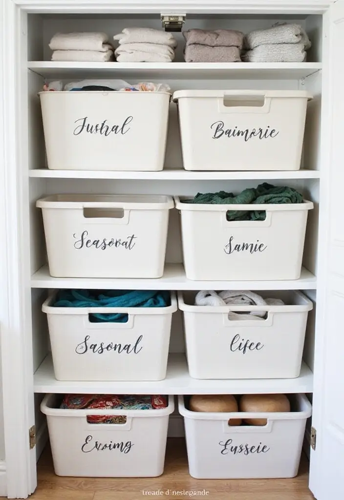 29 Guest Room Storage Hacks That Keep Everything Tidy - 23. Seasonal Storage Solutions