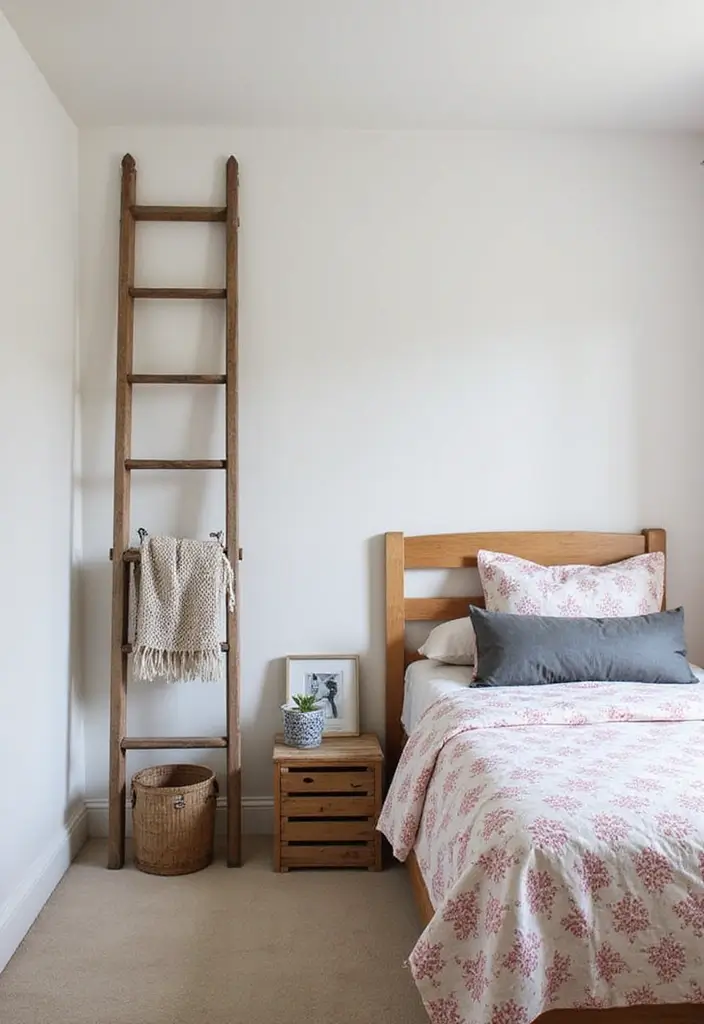 29 Guest Room Storage Hacks That Keep Everything Tidy - 27. Repurposed Items for Unique Storage