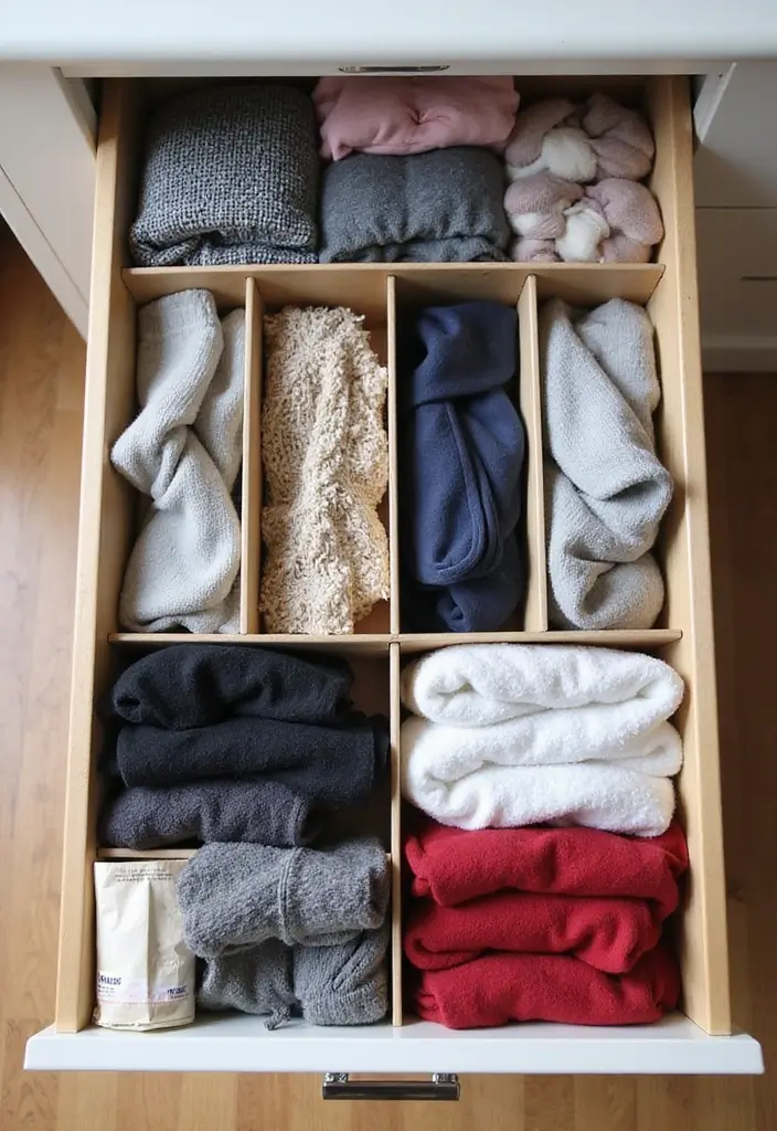 29 Guest Room Storage Hacks That Keep Everything Tidy - 7. Drawer Dividers for Neatness