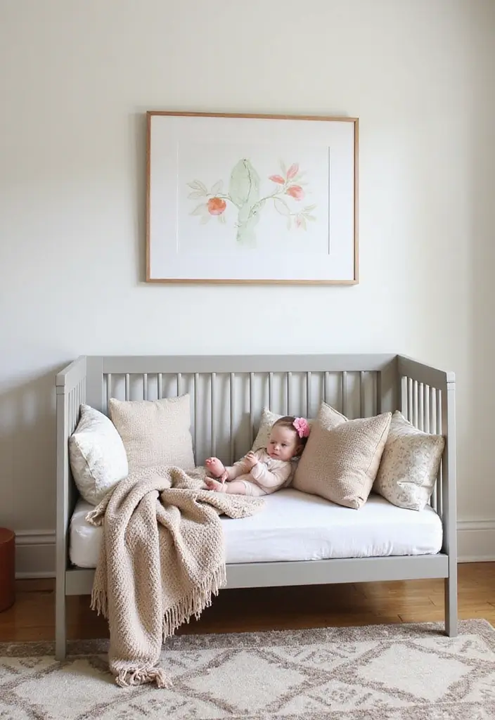 29 Nursery and Guest Room Combo Ideas Parents Swear By - 1. Crib That Converts to a Daybed