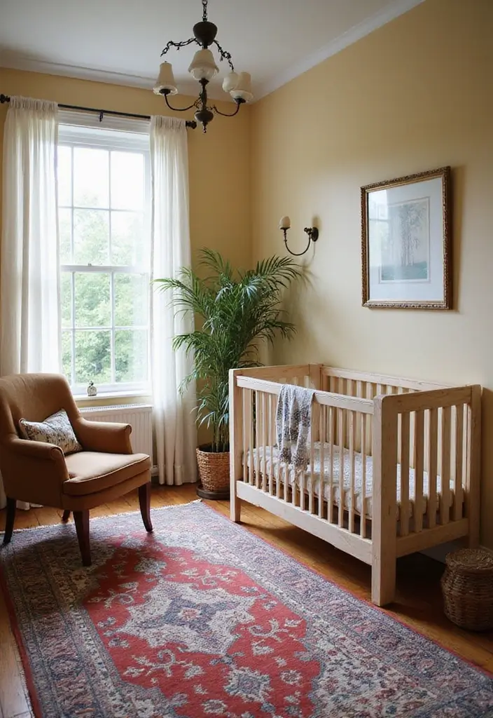 29 Nursery and Guest Room Combo Ideas Parents Swear By - 27. Vintage Charm