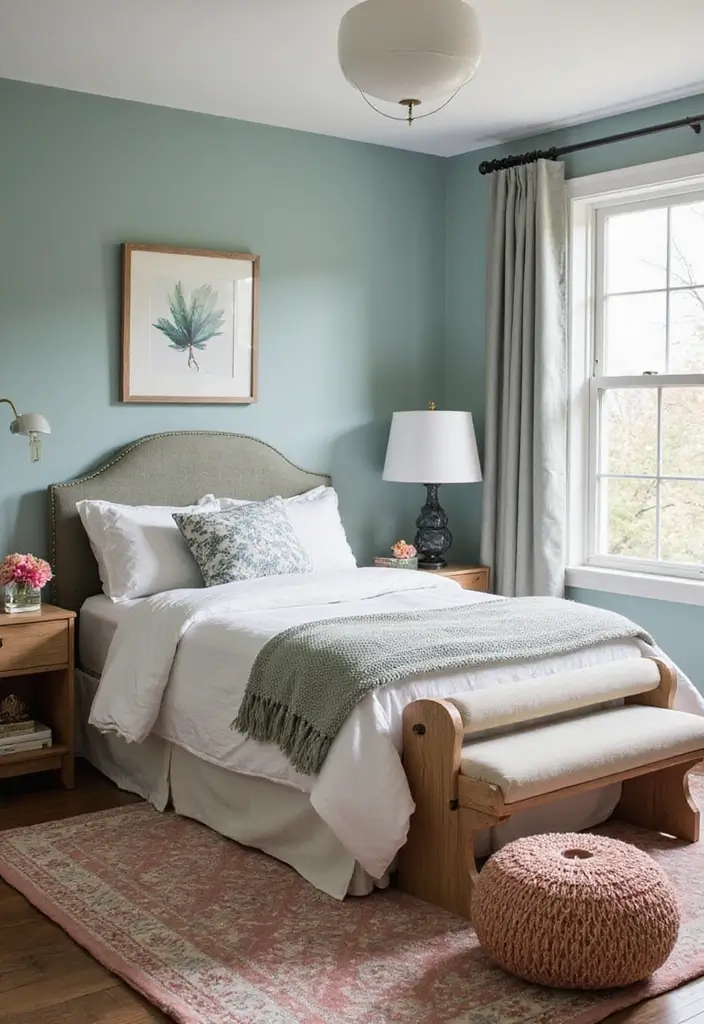 29 Trundle Bed Guest Room Designs That Maximize Sleeping Space - 20. Trendy Color Palettes
