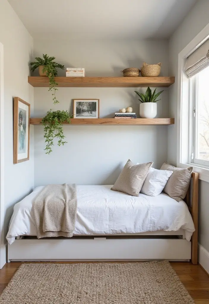 29 Trundle Bed Guest Room Designs That Maximize Sleeping Space - 21. Creative Use of Space