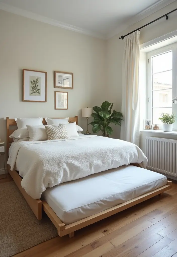 29 Trundle Bed Guest Room Designs That Maximize Sleeping Space - 24. Prioritize Cleanliness