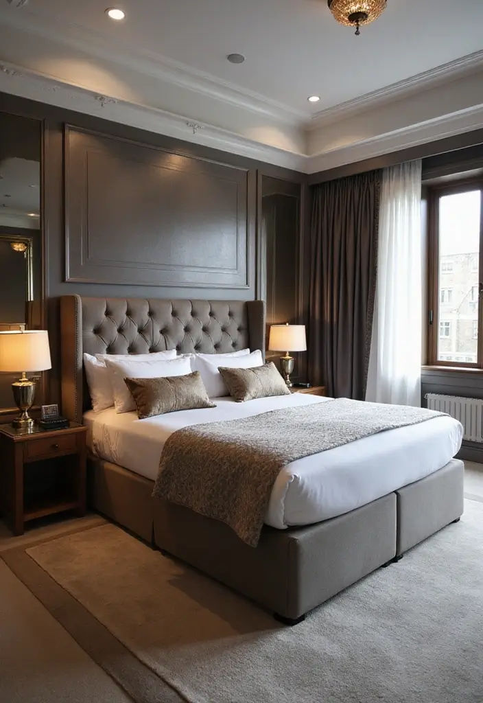 29 Trundle Bed Guest Room Designs That Maximize Sleeping Space - 4. Elegant and Sophisticated