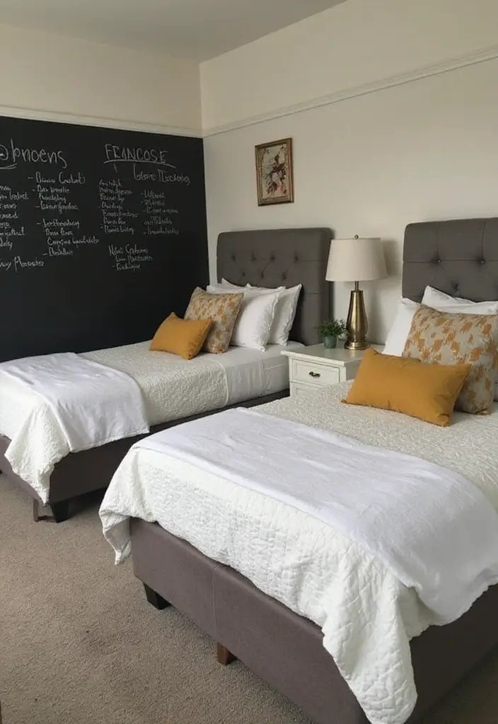 29 Twin Beds Guest Room Designs Perfect for Families - 21. Customizable Space