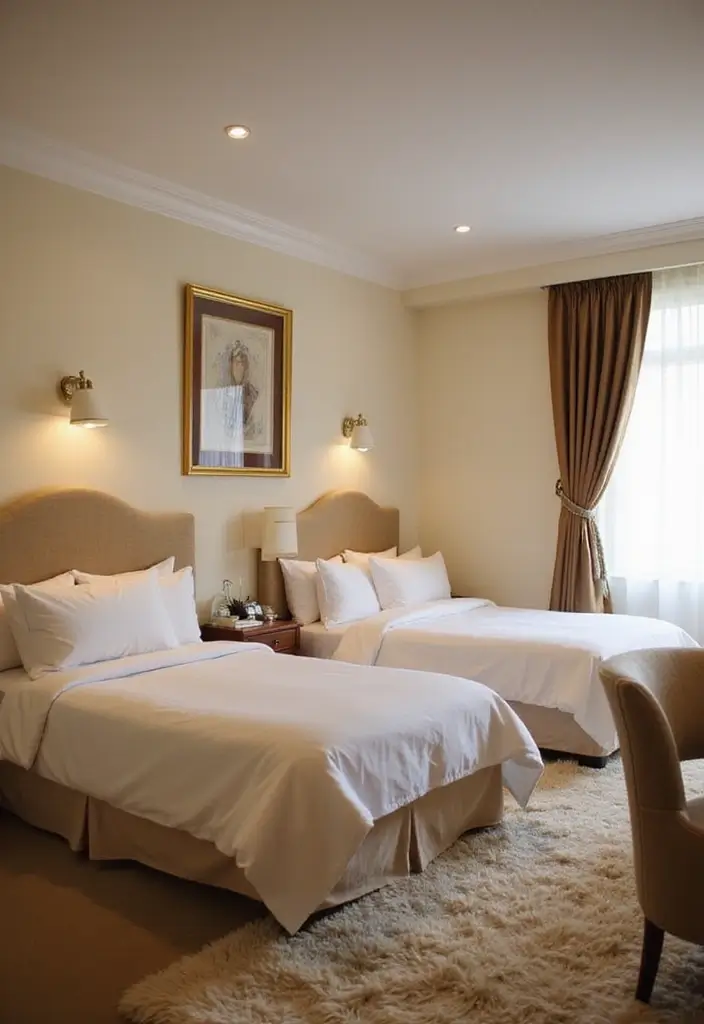 29 Twin Beds Guest Room Designs Perfect for Families - 24. Luxurious Comfort