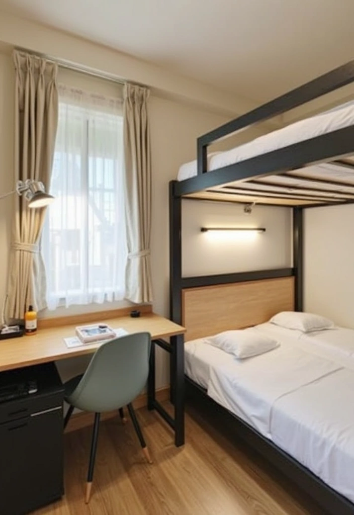 29 Twin Beds Guest Room Designs Perfect for Families - 27. Functional Dual Purpose