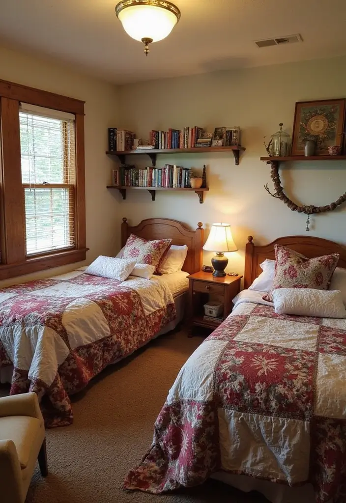 29 Twin Beds Guest Room Designs Perfect for Families - 8. Cozy Nook