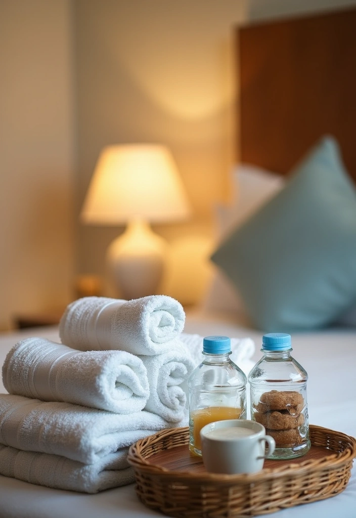 29 White Guest Room Ideas That Look Fresh and Bright - 12. Personalize with Guest Amenities