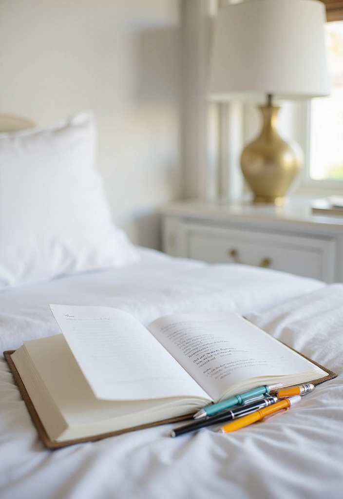 29 White Guest Room Ideas That Look Fresh and Bright - 20. Curate a Thoughtful Guest Book