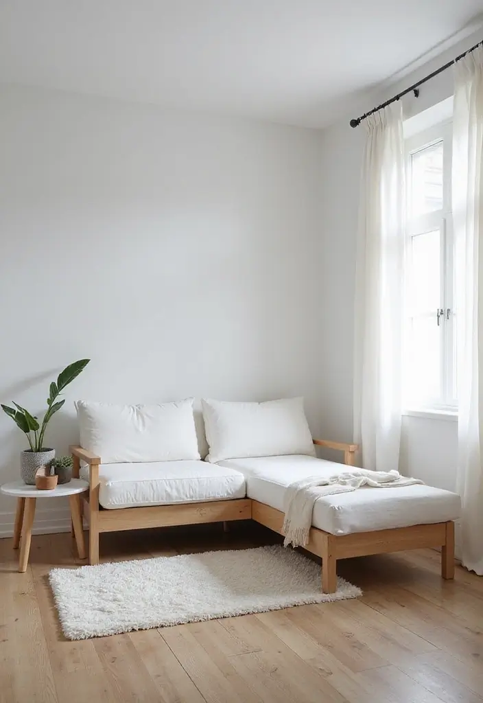 29 White Guest Room Ideas That Look Fresh and Bright - 7. Use Adjustable Furniture