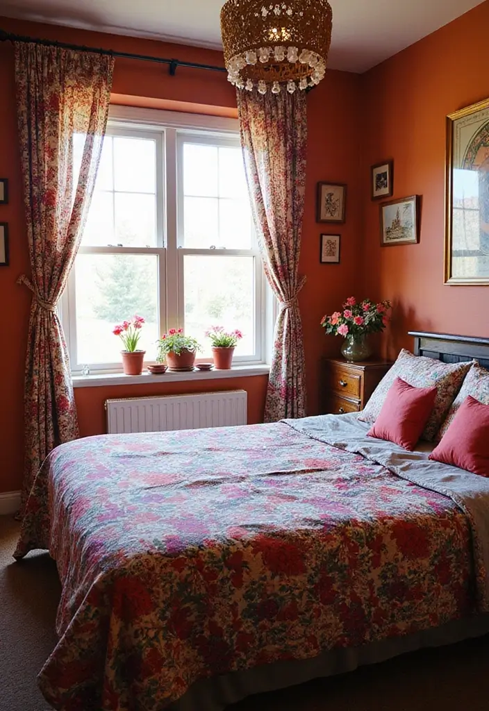 30 Bohemian Guest Room Ideas That Feel Vibrant and Relaxed - 11. Bohemian Prints