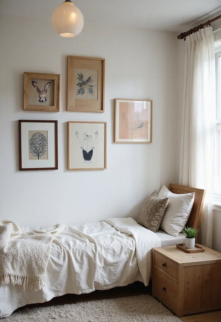 30 Bohemian Guest Room Ideas That Feel Vibrant and Relaxed - 23. DIY Art Projects