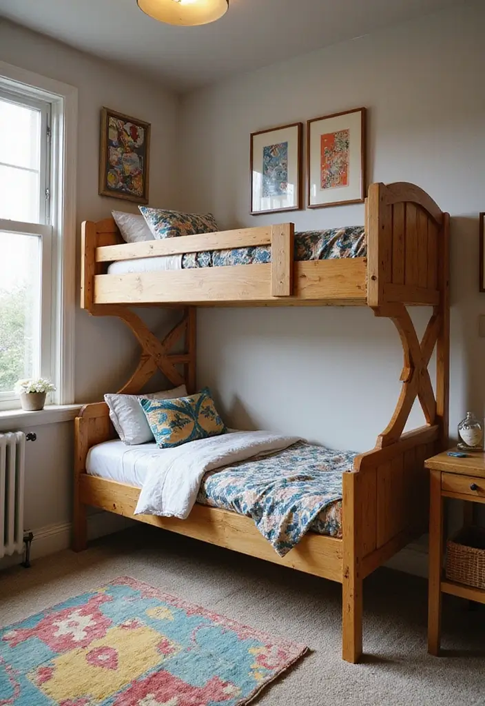 30 Bunk Beds for Guest Room Ideas Perfect for Extra Guests - 18. Artistic Bunk Bed Designs