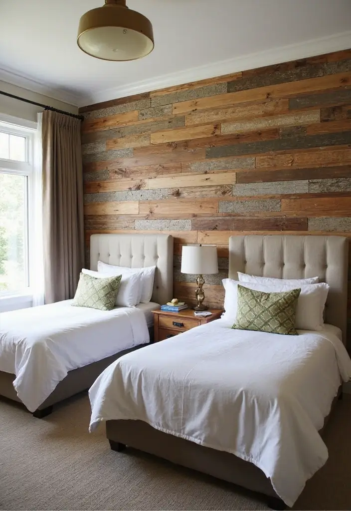 30 Cottage Guest Room Ideas Full of Warmth and Comfort - 16. Wall Treatments