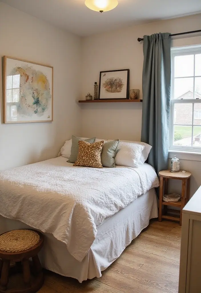 30 Cottage Guest Room Ideas Full of Warmth and Comfort - 18. Small Space Solutions