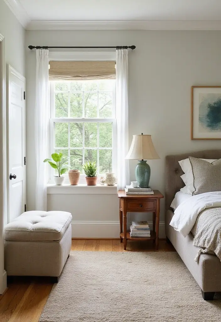 30 Cottage Guest Room Ideas Full of Warmth and Comfort - 20. Multi-Functional Furniture