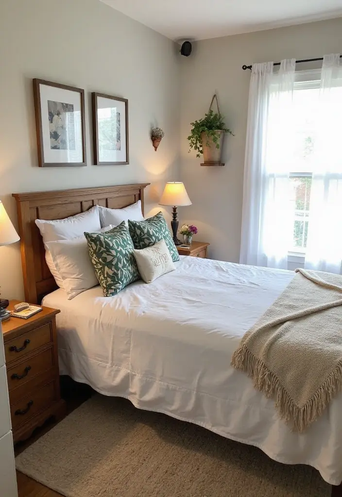 30 Cottage Guest Room Ideas Full of Warmth and Comfort - 22. DIY Decor Projects
