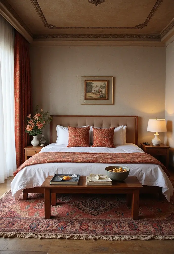 30 Guest Room Ideas Indian Homes Are Loving Right Now - 25. Cultural Fusion Decor