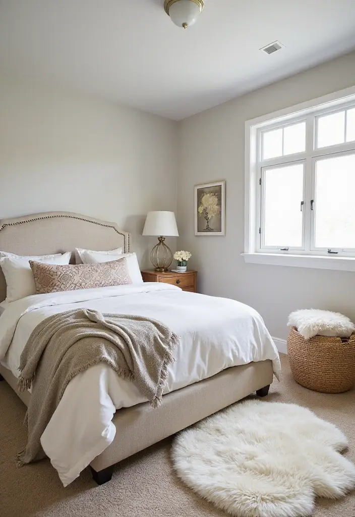 30 Guest Room in Basement Ideas That Look Bright and Cozy - 1. Light and Airy Color Palettes