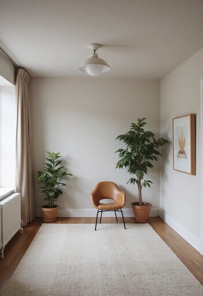 30 Guest Room in Basement Ideas That Look Bright and Cozy - 17. Minimalist Approach